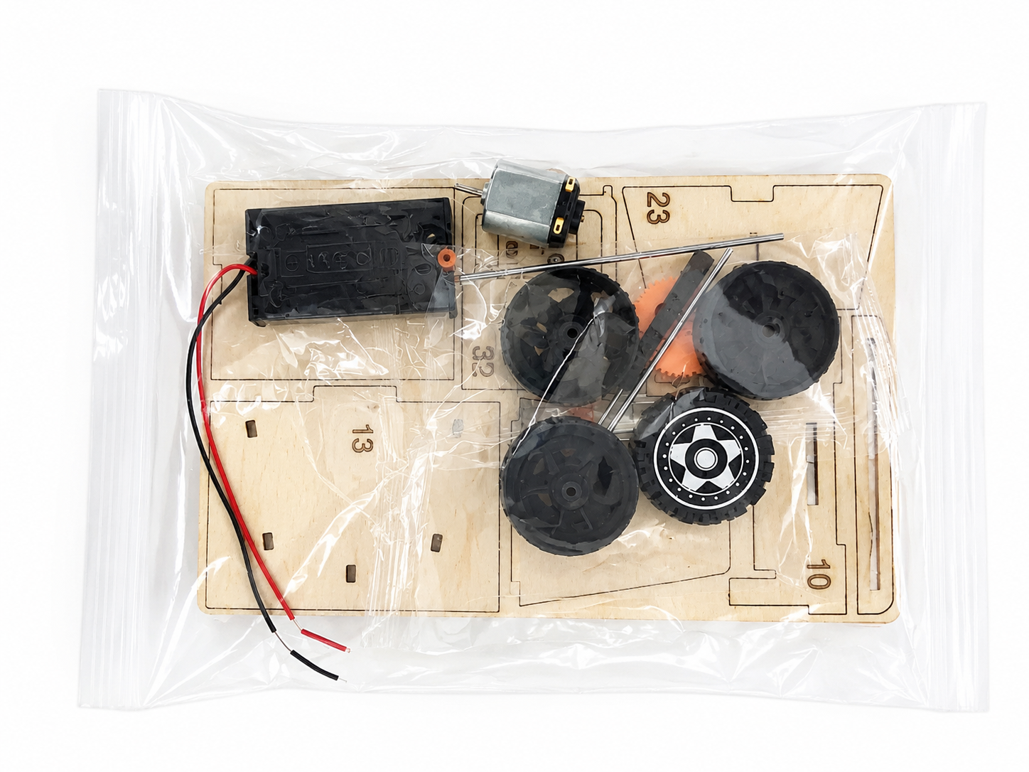 Wooden Puzzle Type DIY Handmade Zeep Car